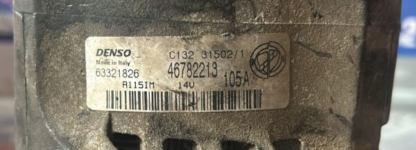 Alternatore Fiat Doblò 1.9 JTD (105AH) - immagine 2