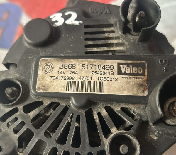 Alternatore Lancia Y 1.3 MJT (75AH) - immagine 2