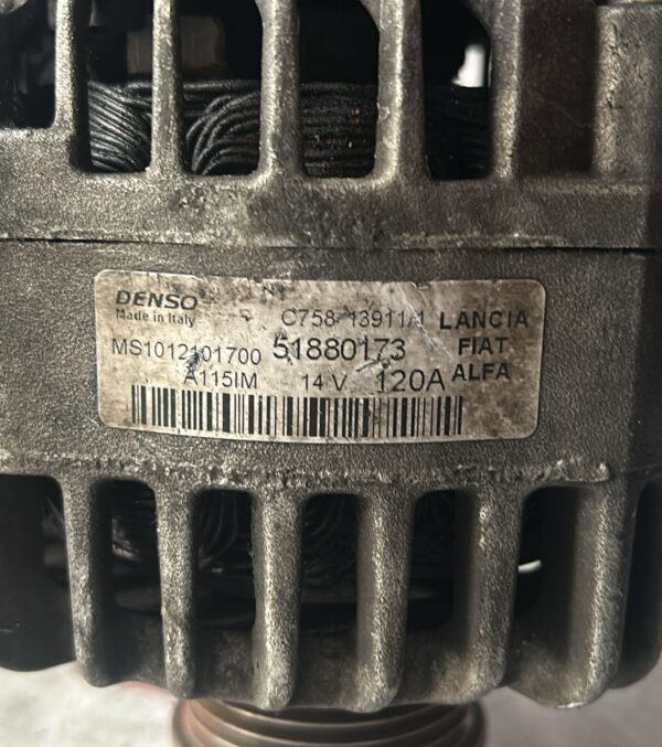 Alternatore Fiat 500X 1.3 MJT (120AH) - immagine 2