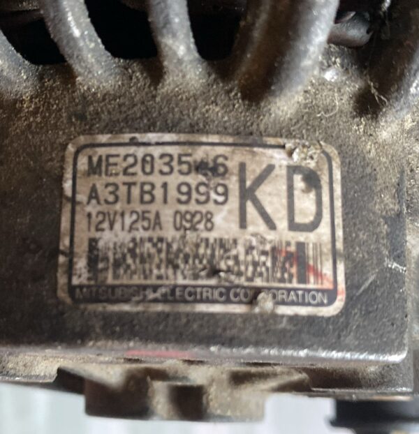 Alternatore Mitsubishi Pajero 3.2 TD (125AH) - immagine 3