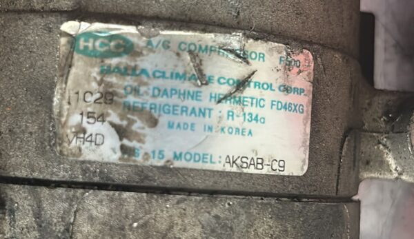 Compressore aria condizionata Hyundai Cuopè I 1.6 - immagine 2
