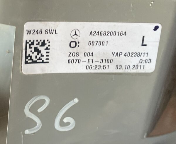 Stop/Fanale sx Mercedes Classe B W246 - immagine 2