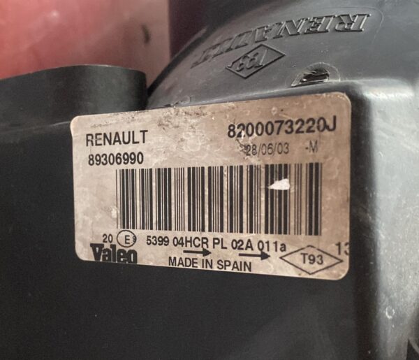 Faro sx Renault Megane 2^serie - immagine 4