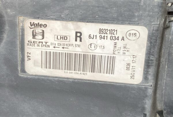 Faro sx alogeno Seat Ibiza 4^serie - immagine 3