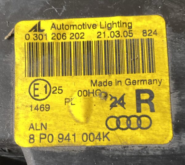 Faro dx Audi A3 8P - immagine 2