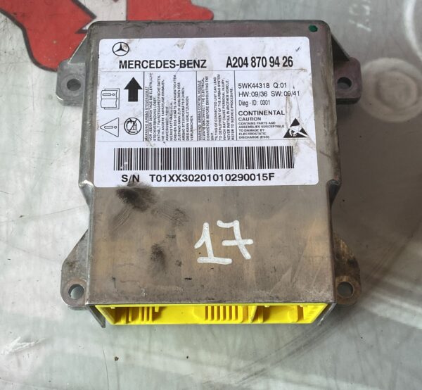 Centralina airbag mercedes c220 w204