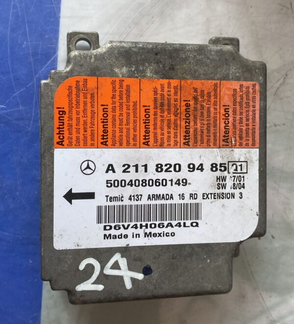 Centralina airbag Mercedes  Classe E w211