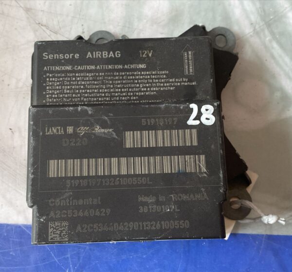 Centralina airbag Fiat Grande Punto Evo 3^serie