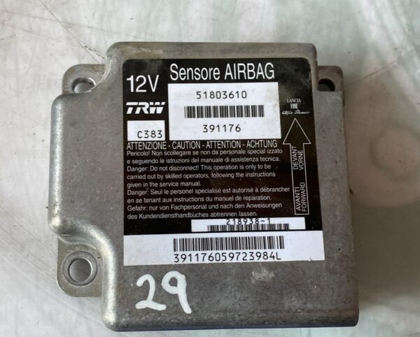 Centralina airbag Fiat Panda (169)
