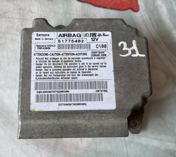 Centralina airbag Fiat Bravo 1^serie
