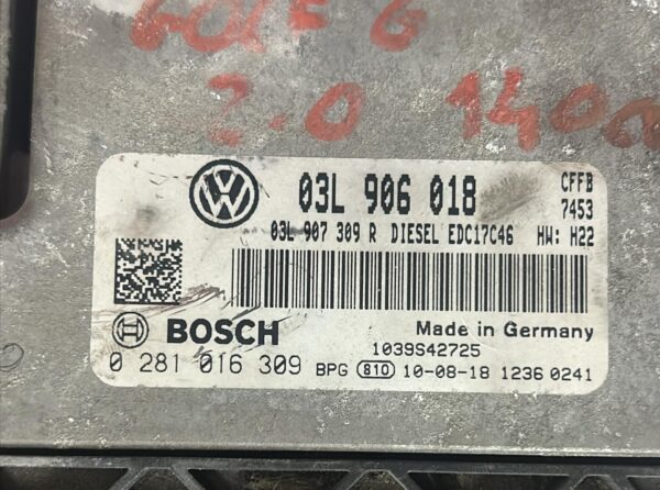 Centralina motore VW Golf 6 2.0 140cv - immagine 2